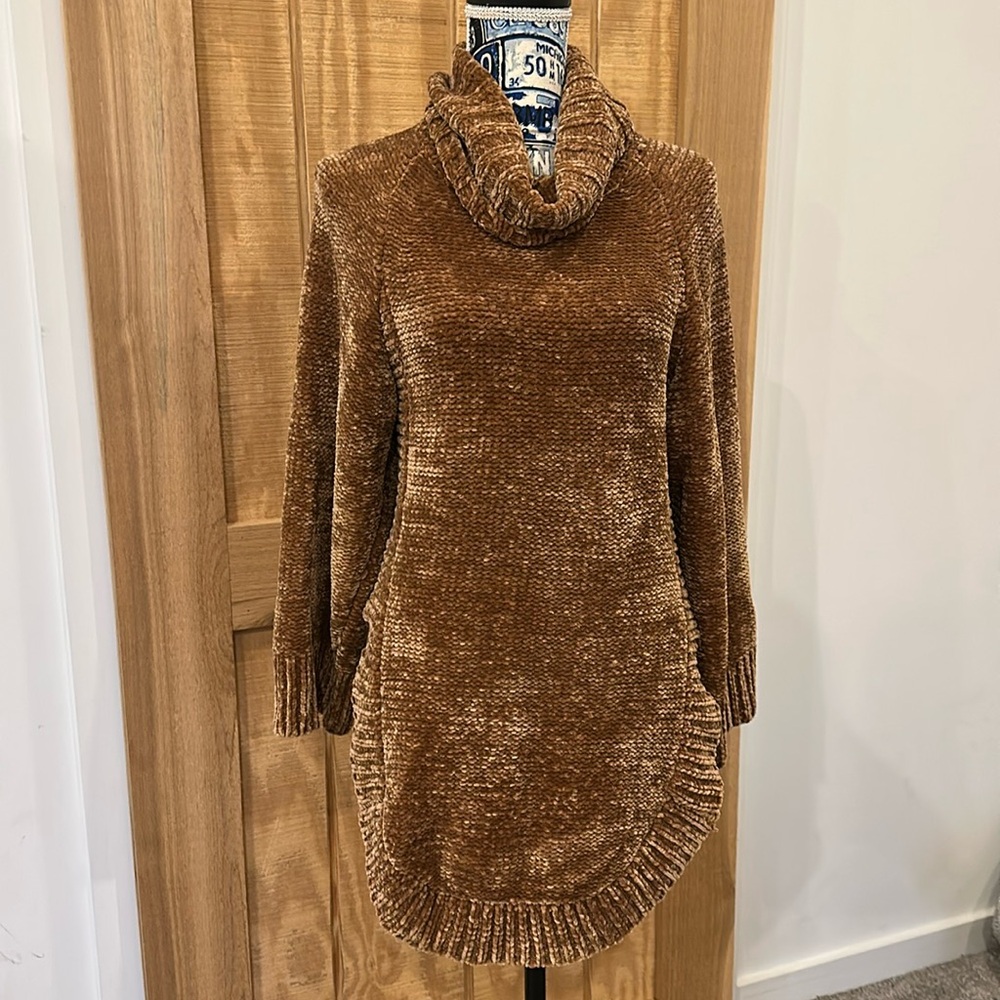Anthropologie Chenille Turtleneck